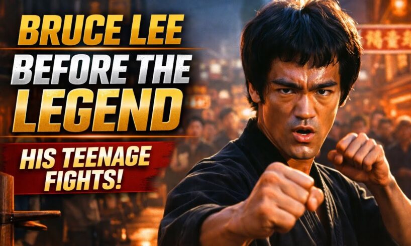 Bruce Lee — From street fights in Hong Kong to mastering martial arts and becoming a global legend.