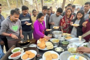Bustling Indian Street Food Stall | Husband and Wife Duo Serving Up Delicious Kachori and Paratha