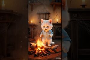 Cute Kitten Rescue 🥺 #shorts