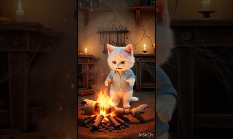 Cute Kitten Rescue 🥺 #shorts