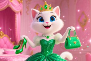 Cute Kitten Try Makeup for the First Time in life 💄👗