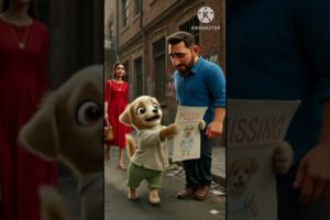Cute Puppies Road Crossing   Sweet & Risky Moment | Emotional Animal Short📝 #viral #MrDipankar_fact