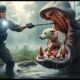 Dog Trapped by Giant Hippo Saved in Dramatic Animal Rescue