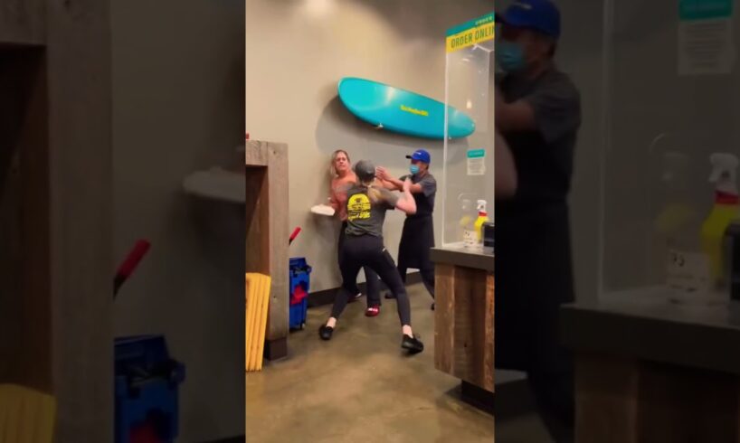 Girl fight at work #2022 #worldstar #girl #fight #fighting