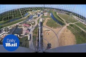 GoPro footage shows waterslide Verrückt that killed Missouri boy - Daily Mail
