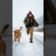 Golden Retriever Saves Trapped Bear Cub in Frozen Nightmare ❄️🐻 #dogs #rescue #animals