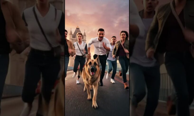 How Did This Brave Dog Save Everyone from the Giant Wave Disaster? #dog #rescue #animals##shortsfeed