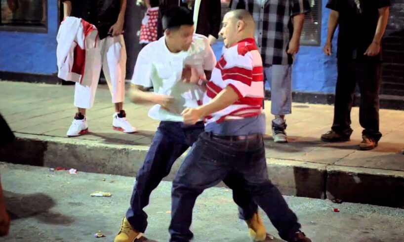 Kid gets into 3 fights back to back - Halloween 2013 6th Street Austin TX