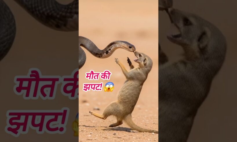 King Cobra vs Mongoose! 😱 Jungle Fight 💥#wildlife #shorts