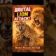 Mother Cheetah Fights Two Lions to Save Her Cub | Wild Animal Attack #shorts #wildlife