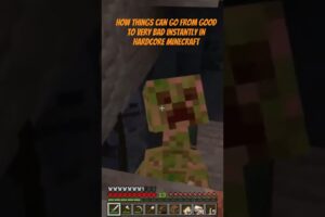 ONE WRONG MOVE can cost you EVERYTHING #minecraft #minecraftmemes #speedrun