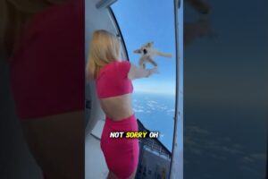 She THREW this puppy off a plane...🛩😱 #animalrescue #puppy