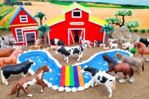 Top the most creative diy miniature Farm Diorama - Farm House for Cow, Horse, Pig - Barn Animals