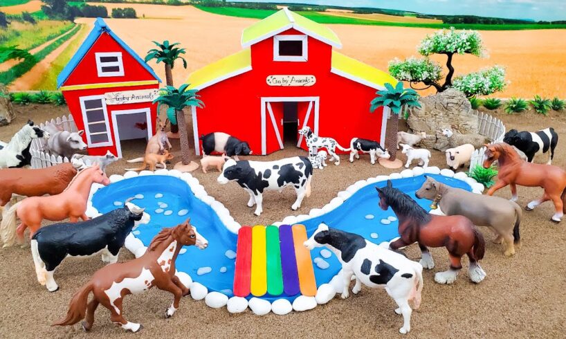 Top the most creative diy miniature Farm Diorama - Farm House for Cow, Horse, Pig - Barn Animals