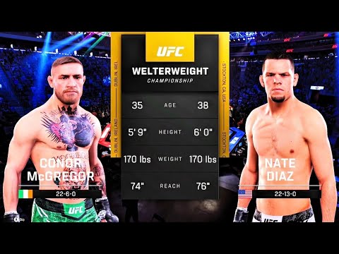 UFC - 250 | Conor McGregor vs Nate Diaz | FULL FIGHT - EA Sports - UFC 5