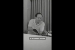 Video shows Epstein's butler selling 'little black book'