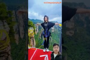 Why can't we be brave like her? #adventure #bungeejumping #123go