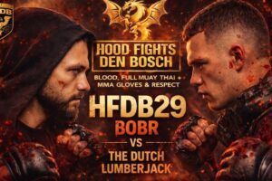 bobr vs the dutch lumberjack - 😱🩸 HFDB29 #muaythai #mma