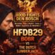 bobr vs the dutch lumberjack - 😱🩸 HFDB29 #muaythai #mma