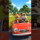 funny 🤣 cute puppies on drive car #cutepuppies #puppies #vairalshort #shortvideo #cartoon