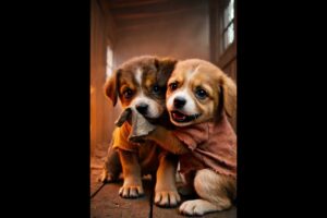 poor puppy rescues his sister – animal rescuehear #rescueefforts