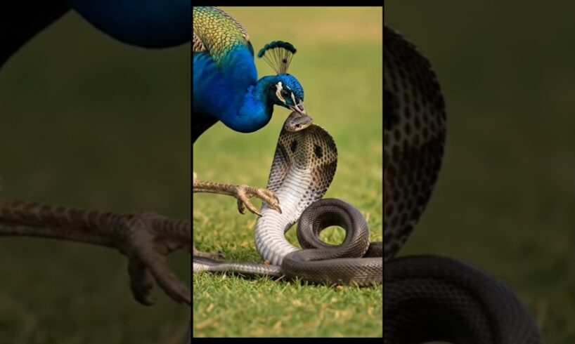मोर बनाम साँप 😱 | जब ज़हर भी हार गया फुर्ती से | Peacock vs Snake Fight