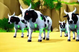 10 Mammoth Elephant vs 10 Giant Buffalo vs 10 Cow Fight Cow Cartoon Buffalo Saved By Giant Gorilla