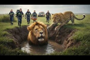 Animal Rescue | Brave Leopard Cub Comes to the Lion's Rescue in Time
