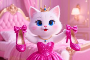 Cute Kitten Try Makeup for the First Time and Wins a Gold Medal! 🏆🐱💄