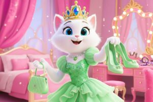 Cute Kitten Try Makeup for the First Time in life | Ai cat story🐱💄👗 #CatStory#aicatstory #aicat