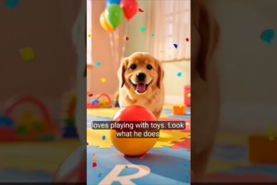 Cutest Puppies Playing Ever 🐶 Perfect for Toddlers! #shorts #shortviral #pets