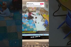 Daycare worker's reaction to see the baby taking her first steps  ♥️#shorts