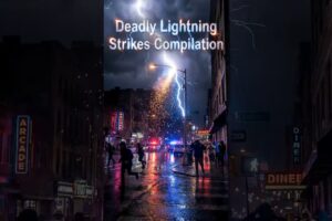 Deadly Lightning Strikes Compilation | Seconds Before Disaster #history  #fyp #shocking #shorts
