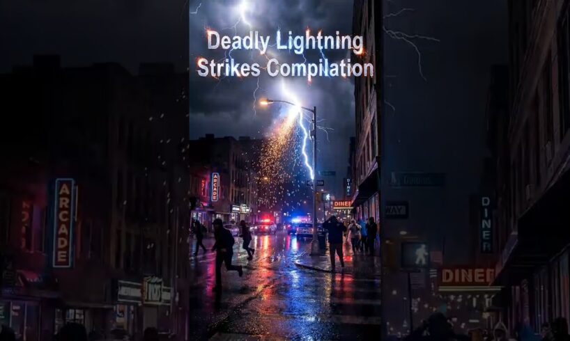 Deadly Lightning Strikes Compilation | Seconds Before Disaster #history  #fyp #shocking #shorts
