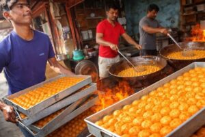 Desi Laddu Making , Kankinara Se Siliguri Aasam Supply Hota Hai