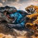 Dinosaur vs Lion & Tiger – The Most Dangerous Animal Fight Ever | 8K Ultra HD