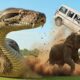Giant Elephant vs King Cobra | Wild Animal Attack & Rescue | Realistic Wildlife Battle