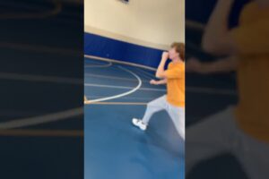 Hooper tries to fight after getting glitched on in gym #glitchshot #basketball #reaction #fight