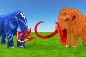 Modern Mammals And  Prehistoric Animals : When Elephants Meet Dinosaurs and Regret It 🤣