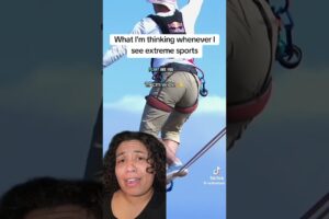 My reaction to extreme sports #stitch @redbullusa
