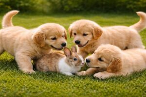 🐶🌼 Playful Puppies Chase & Explore in the Garden | Cutest Puppy Moments Ever | Cute Dog Videos