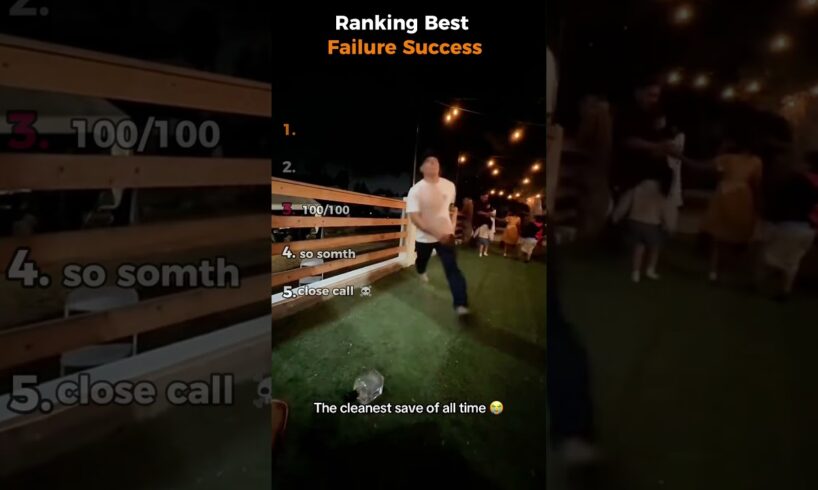 Ranking Best Failure Success momenta