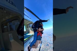 Skydiving at 13000 ft! #paragliding #skydiving #adventure #top #shorts #skydive #status