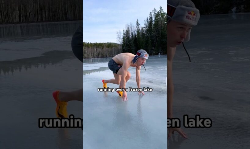 Sprinting On ICE 🥶