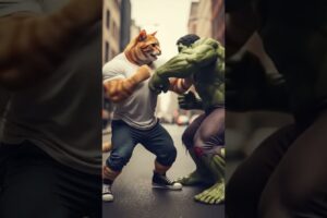 Street fight #trendingshorts #hulk #ytshorts #aishorts #shorts