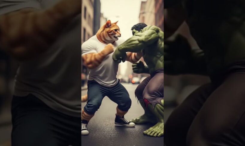 Street fight #trendingshorts #hulk #ytshorts #aishorts #shorts