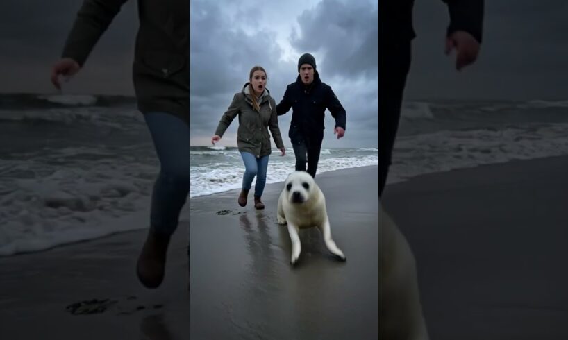 The Baby Seal Asked Humans For Help… 🥺#animalrescue #animales #wildliferescue
