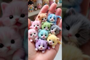 Tiny Rainbow Kittens in My Hand 🐾🌈