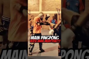 ini nih permainan pingpong versi anak muaythai??! gokill!!😱😈🔥  #boxing #mma #viral #fight #siapfight