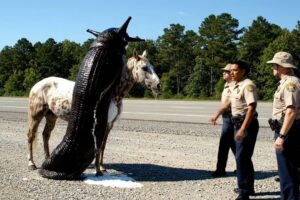 rescue animal : Foal Runs for Help, What They Find is Unbelievable